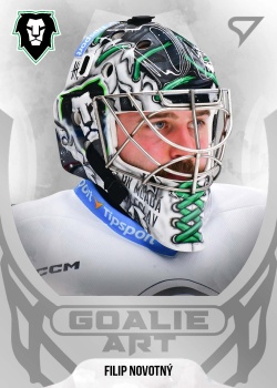 Filip Novotny Mlada Boleslav Tipsport ELH 2022/23 SportZoo 2. serie Goalie Art #GA-08